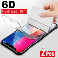 2x iPhone 11 12 XS X Pro Max HydroGel Panzerfolie Display Schutzfolie 6D CURVED