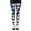 cosey - bedruckte bunte Leggins Leggings (Größe 34 - 44) - Goldene Ornamente