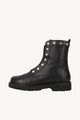 Twinset Milano Damen Schuhe Stiefelette Gr. 41 Schwarz Leder Ankle Boots