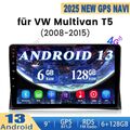 6+128GB Für VW Multivan T5 Transporter Touareg DAB+ Android13 Autoradio GPS DAB+