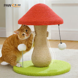 PAWZ Road Pilz Kratzbaum Klein Katzenbaum Kratzsäule Katzenkratzbaum Sisal 47 cm