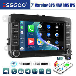 Autoradio 7" Android 13 Carplay GPS Nav Kam 1+32G Für VW GOLF 5 6 Touran Polo T5