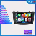 2+32G Android 13 Carplay Für Mazda 3 BL 2010-2013 Autoradio GPS NAVI RDS BT QLED