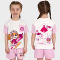 Paw Patrol T-Shirt und Shorts Set | Skye Outfit für Mädchen | Kinderkleidung