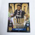 Legend Javier Zanetti 100 Club Match Attax Extra 2023/2024 Milan 23/24 # 335