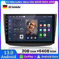 Für Mercedes-Benz Vito W639 2003-2015 Carplay Android Auto 2+64GB Autoradio GPS