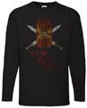 Veni Vidi Vici Shield Langarm T-Shirt Rome Empire I came saw conquered Caesar