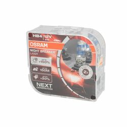 Glühlampe Halogen OSRAM HB4 Night Breaker Laser 12V/51W, 2 Stück 