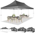 Pavillon 3x6m Wasserdicht Faltpavillon Pop Up Partyzelt Gartenzelt UV-Schutz 50+