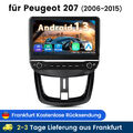 4+64G Carplay Für Peugeot 207 2006-2015 10.1" Android 13 Autoradio GPS DAB+ WIFI