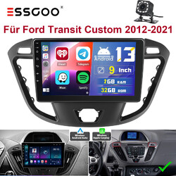 Autoradio RDS DAB+ 1+32G Android13 Carplay GPS NAV Für Ford Transit Custom 12-21