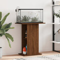 Aquariumständer Aquarium Unterschrank Schrank Aquarium Tisch Räuchereiche vidaXL