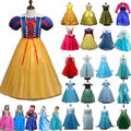 Kind Anna Elsa Mädchen Prinzessin Kleid Kostüm Cosplay Party Outfit Bequem Neuღ