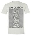 JOY DIVISION - UNKNOWN PLEASURES (WHITE) WHITE T-Shirt Medium