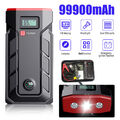 99900mAh Auto KFZ Starthilfe Jump Starter 2000A Booster Powerbank Ladegerät