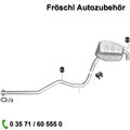 für Mercedes E-Klasse E270 E280 E320 Endtopf hinten rechts mit Anbausatz a*