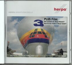 Herpa Wings Archiv CD Version 1992-April 2009-Sammlung-Modell-Modellbau-wie neu