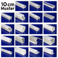 30€/m MUSTER 10 cm Alu Profil Eck Leiste Winkel Schiene IP65 Outdoor LED Strips