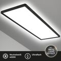 Briloner LED Panel Slim 58 cm, schwarz, ultraflach  Deckenleuchte