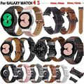 Echtes Leder Armband für Samsung Galaxy Watch 5 4 44 40mm/5 Pro 45mm 4 Classic