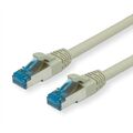 VALUE Patchkabel Kat.6A Class EA S/FTP PiMF LSOH grau 1,5 m Netzwerkkabel