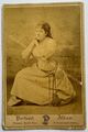 orig. KAB Foto Photo Fotografie alt um 1870 Paris Pierre Petit Schauspielerin