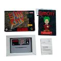 SNES Super Nintendo Sim City mit OVP CIB PAL Komplett