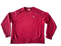 *TOP* Champion Pullover Reverse Weave USA Oversized Crewneck Vintage L rot