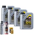 Motoröl 0W30 LIQUI MOLY Top Tec 6100 4L+HENGST Ölfilter +Spülung +Cera Tec