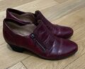 Gabor Stiefelette Damen Leder blockabsatz Schuhe Gr.41, UK 7,5 Sehr Gute Zustand