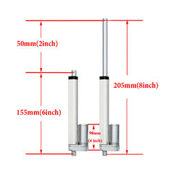 12V Linearantrieb Elektrisch Linear Actuator 250N 50-1200mm Hohe Geschwindigkeit✅50mm 100mm 200mm 500mm 700mm 800mm 900mm 1000mm✅30mm/s