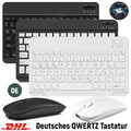 QWERTZ Bluetooth Tastatur für Samsung Galaxy Tab S9 FE S8 S7 S6 Lite A9+ A8 A7