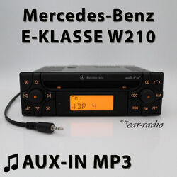 Mercedes W210 Radio Audio 10 CD MF2910 MP3 AUX-IN CD-R E-Klasse S210 Autoradio