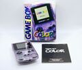 Nintendo Game Boy Color Transparent Purple in seltener OVP 