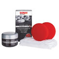 SONAX Carnaubawachs Lackversiegelung Hartwachs Wachs + Applikator + Tuch Set