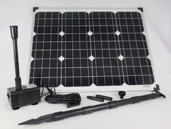 50 W SOLAR TEICHPUMPE TAUCHPUMPE SOLARPUMPE BACHLAUFPUMPE GARTENTEICHPUMPE **   