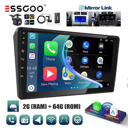 9" Android 13 Apple CarPlay DAB+ Autoradio Für Peugeot 407 04-2011 GPS Cam 2+64G