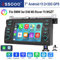 Für BMW 3er E46 318 320 325 M3 MGZT Android 13 Carplay 32G Autoradio Navi BT KAM