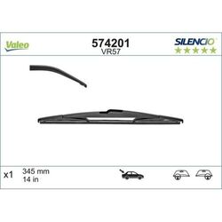 1x Wischblatt VALEO 574201 passend für HONDA NISSAN SUBARU HONDA (GAC)