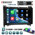 9" Carplay Android 13 1+32G Autoradio GPS NAV Für Benz A B Klasse W169 W245 W906