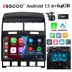 Autoradio DAB 64G Carplay Android13 Für VW TOUAREG Kamera GPS NAVI BT FM RDS SWC