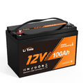 LiTime 12V 100Ah Selbsterwärmung LiFePO4 Lithium Batterie für Solar RV Boot