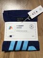 ALDI Logo T Shirt, Limited Edition Aldimania, Größe L, blau, neu 100% Baumwolle