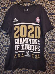 original Adidas FC Bayern München  2020 CL Sieg T Shirt Trikot Gr. L f0674