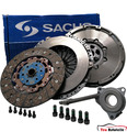 SACHS Kupplungsatz + Schwungrad ZMS Ausrücklager Audi VW 2.0 TDI CFFB ohne S-S