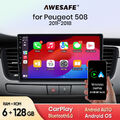 Android 13 Autoradio GPS NAVI WIFI BT SWC DAB+ 6+128G Für Peugeot 508 2011-2018