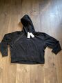 Calvin Klein Bio Baumwolle Hoodie schwarz Herren Größe Medium BRANDNEU MIT MÄNGELN