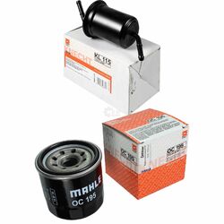 MAHLE / KNECHT Set Filterpaket Kraftstofffilter KL 115 Ölfilter OC 195