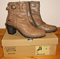 Camel Active Stiefeletten Leder Stiefel Schuhe 37  4 braun Damen Boots NEUWERTIG