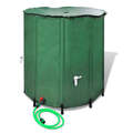 Wasserspeicher Regentonne Wassertank 500L klappbar Regenwasser 80 x 98 cm PVC